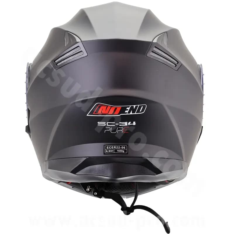 Casque modulable noend SC-34 double écran noir mat XS 6