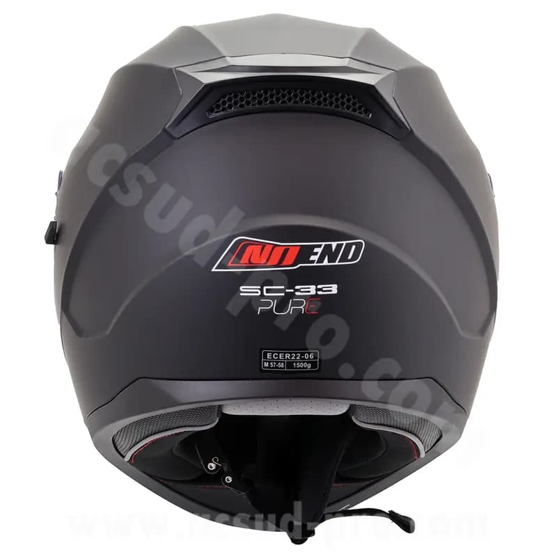 Casque intégral double écran SC-33 noir mat M 6