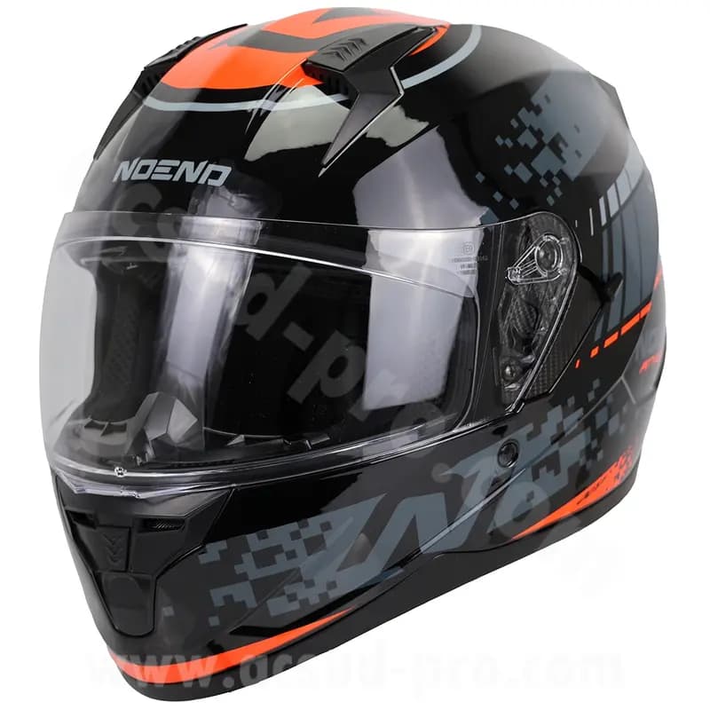 Casque intégral double écran Noend Attack SC-33 noir rouge M