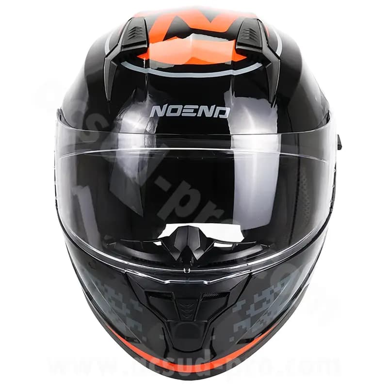 Casque intégral double écran Noend Attack SC-33 noir rouge M 3