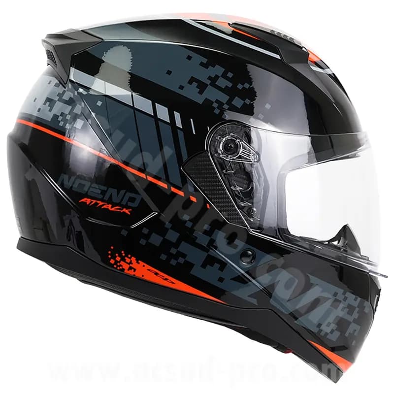 Casque intégral double écran Noend Attack SC-33 noir rouge M 5