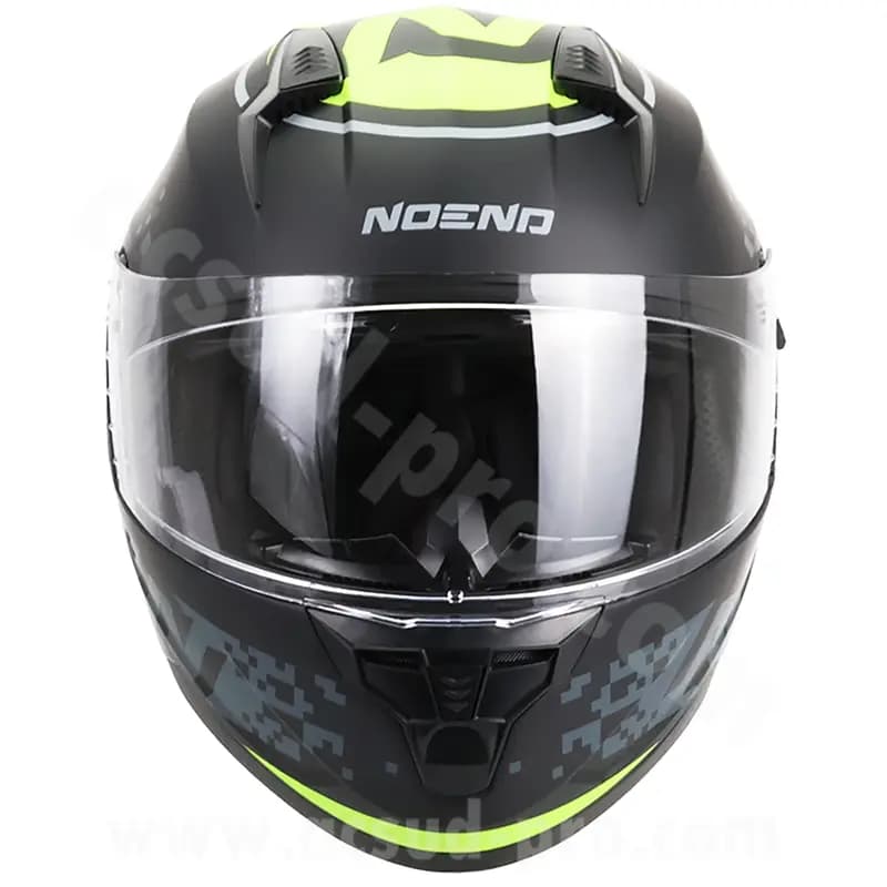 Casque intégral double écran Noend Attack SC-33 noir jaune XXL 3