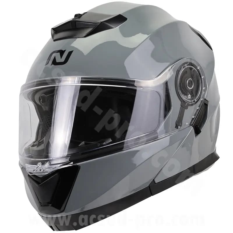 Casque modulable Noend SC-34 double écran gris Nardo L