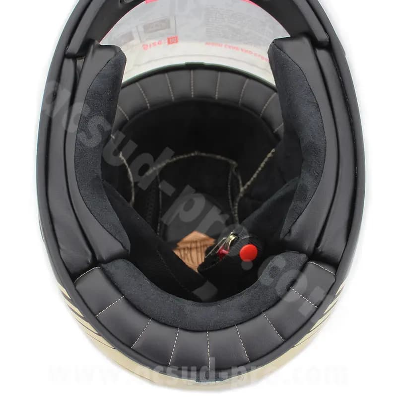 Casque intégral Archive Vintage The Legend fibre marron taille M 8