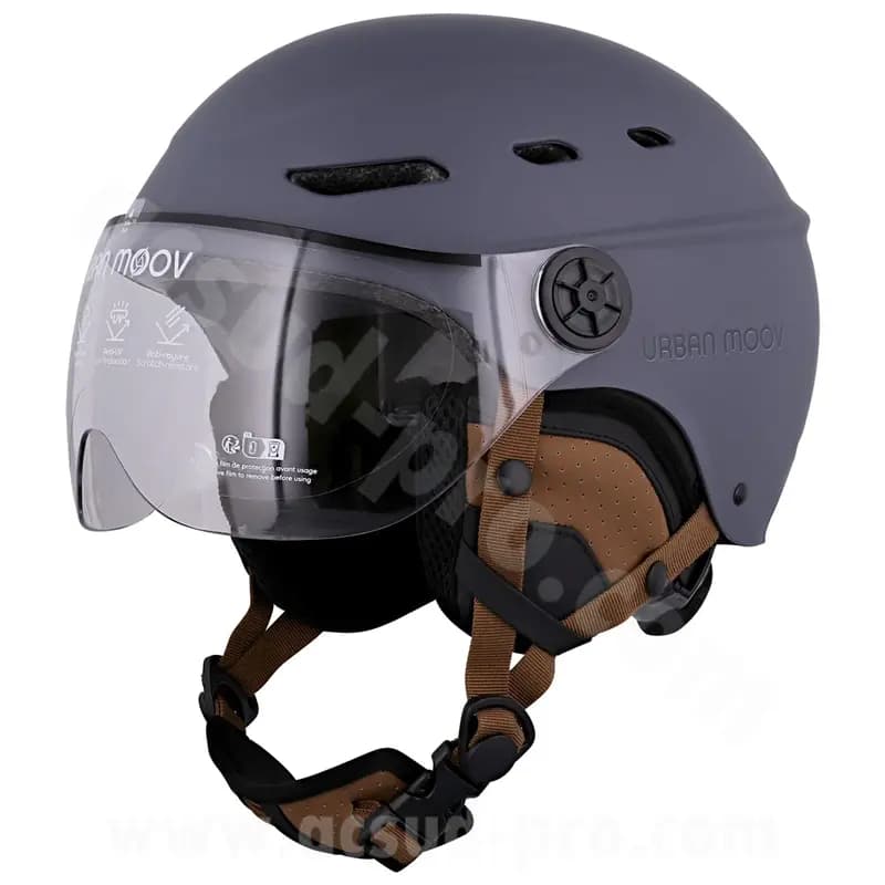 Casque vélo TNB gris bleu taille M (54-58 cm)