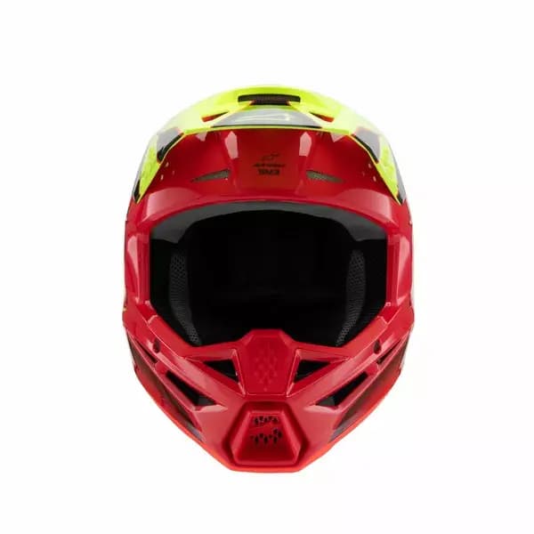 Casque ALPINESTARS Youth SM3 Fray rouge/jaune/noir 4