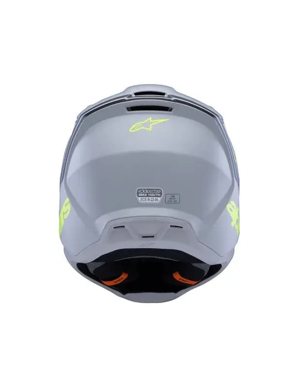Casque ALPINESTARS YTH SM3 Radium gris/noir/jaune 3