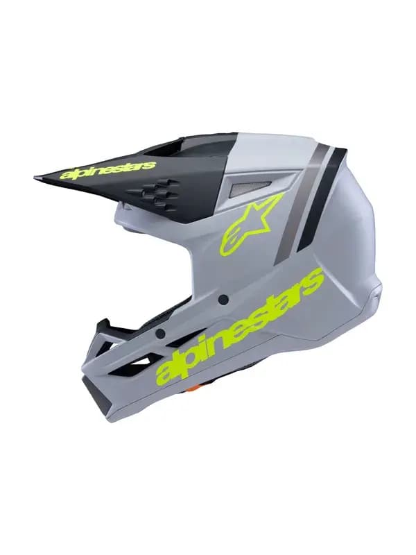 Casque ALPINESTARS YTH SM3 Radium gris/noir/jaune 6