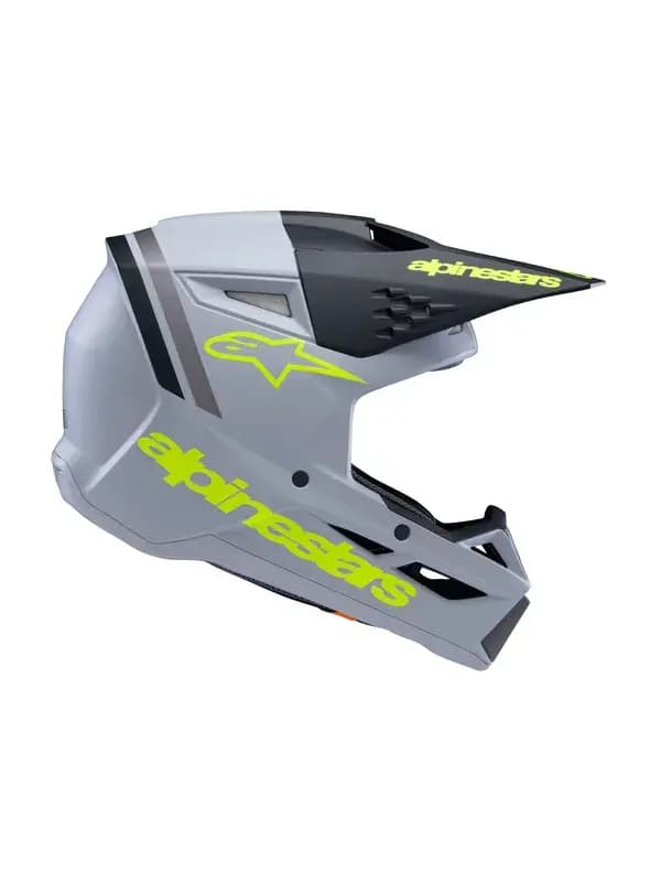 Casque ALPINESTARS YTH SM3 Radium gris/noir/jaune 7