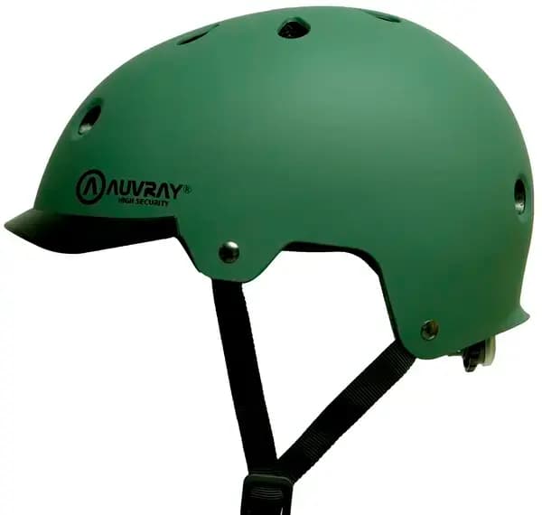 Casque vélo adulte Auvray Urban kaki avec éclairage intégré taille 58-61 2