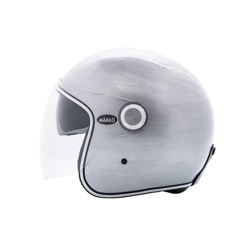 Casque Jet Marko Boréal Aluminium brossé 2XL 2