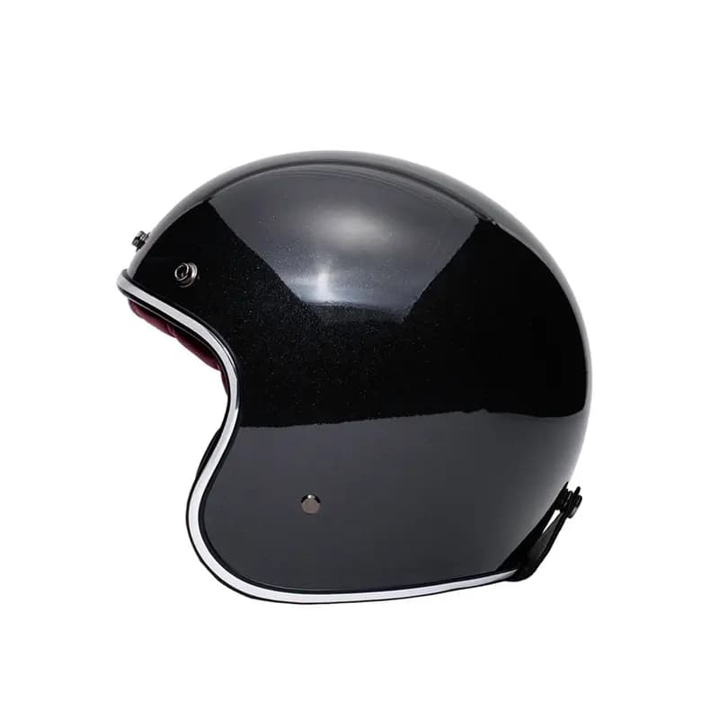 Casque Jet Marko The Classic Noir Rouge M 2