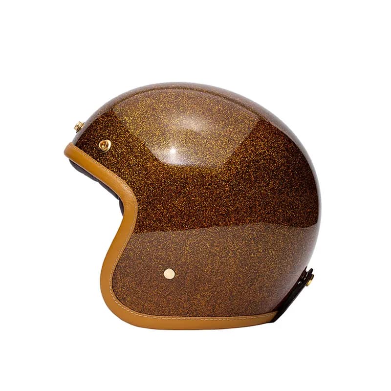 Casque Jet Marko The Classic Marron Pailleté XS 2