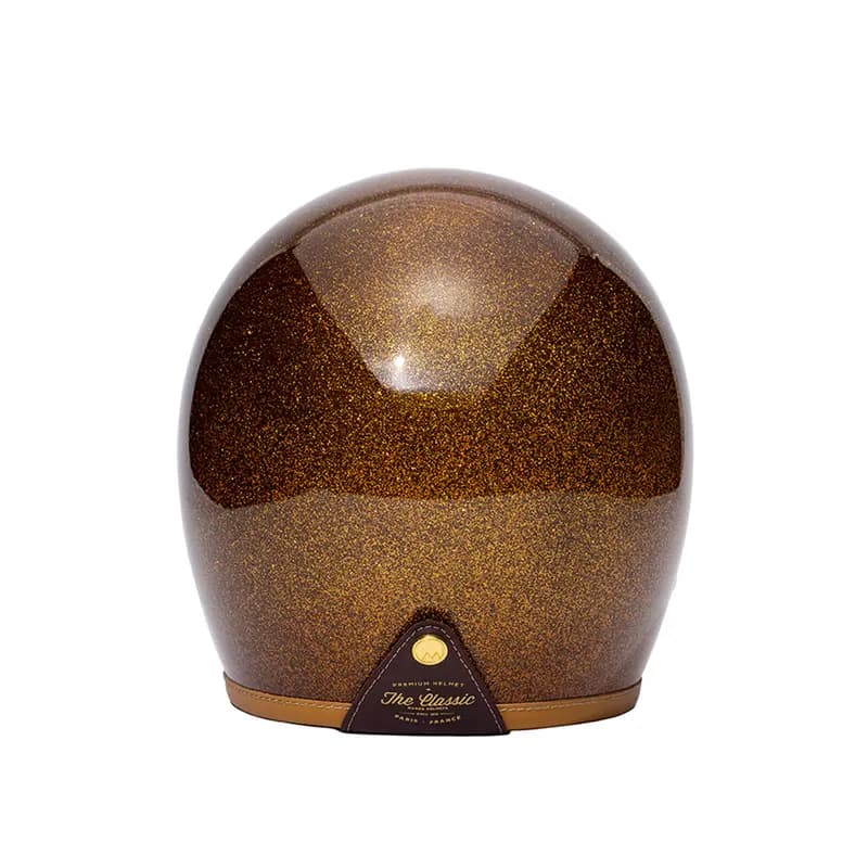 Casque Jet Marko The Classic Marron Pailleté XS 3