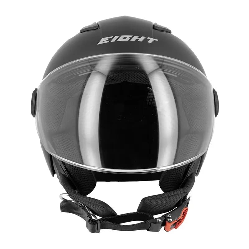 Casque Jet Eight S779 LEOV LV Noir Mat 2XL - Écran Long 2