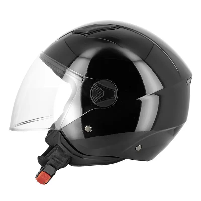 Casque Jet Eight S779 LEOV LV Noir S - Écran Long 3