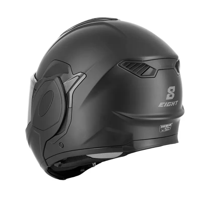 Casque modulable Eight FlipTech Noir Mat XL 5
