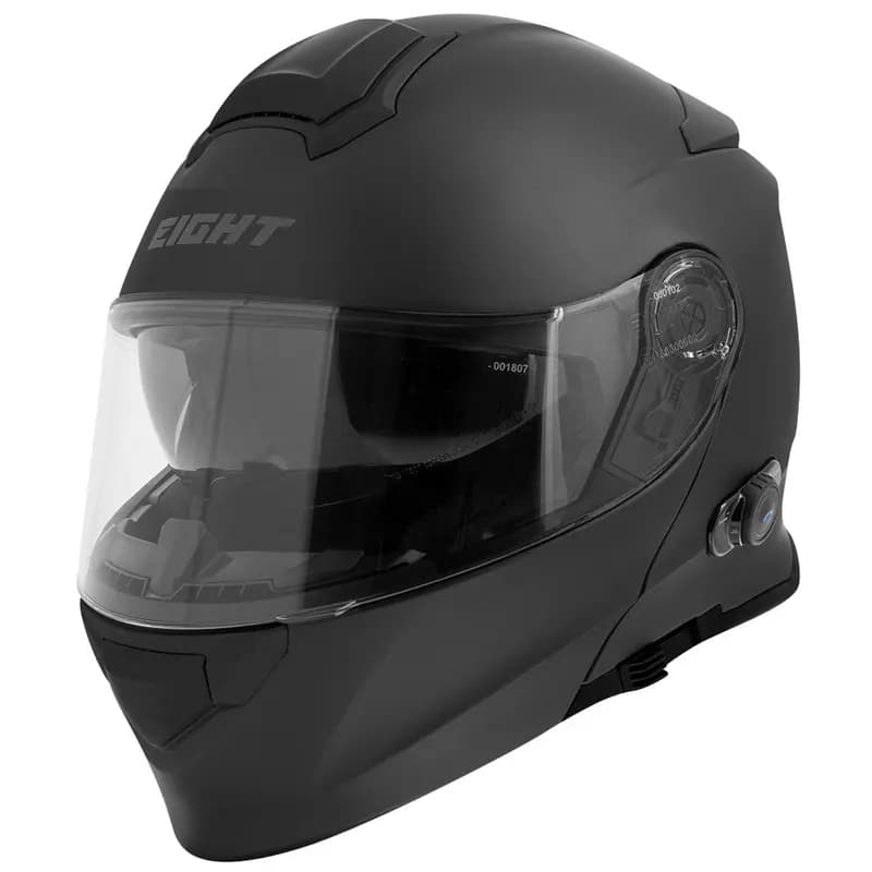 Casque modulable Eight S550 double écran + Pinlock - Bluetooth intégré 2