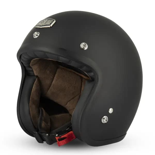 Casque Jet Café Racer S250 Noir Mat Taille S Gasoline
