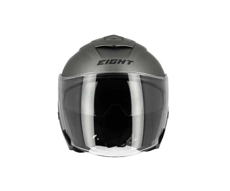Casque Jet Eight Fibre E-Tech S790 Titane Mat M 4