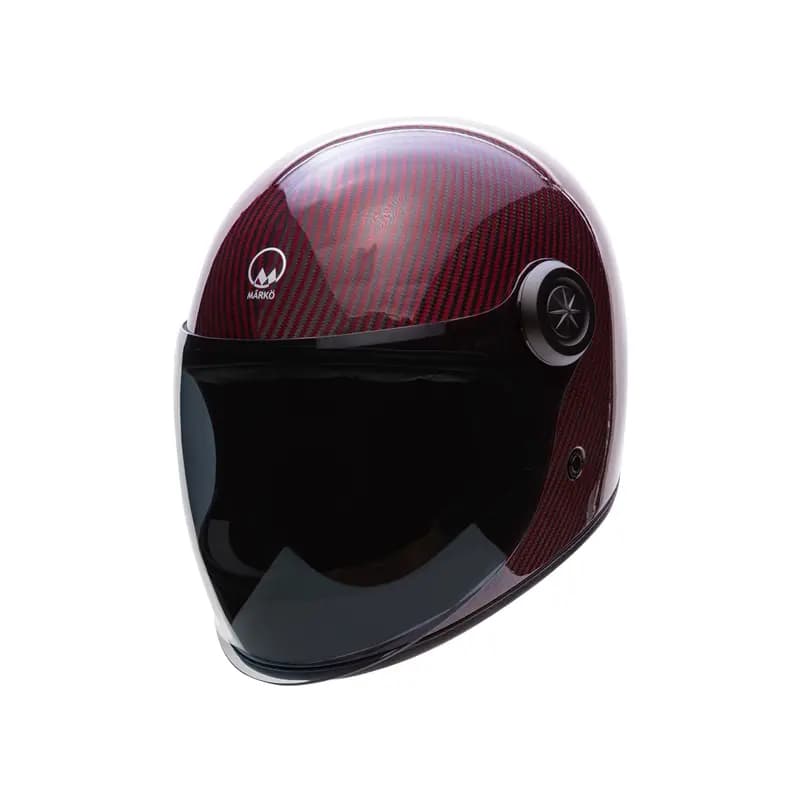 Casque intégral Marko Darkside Carbon Bourgogne XS