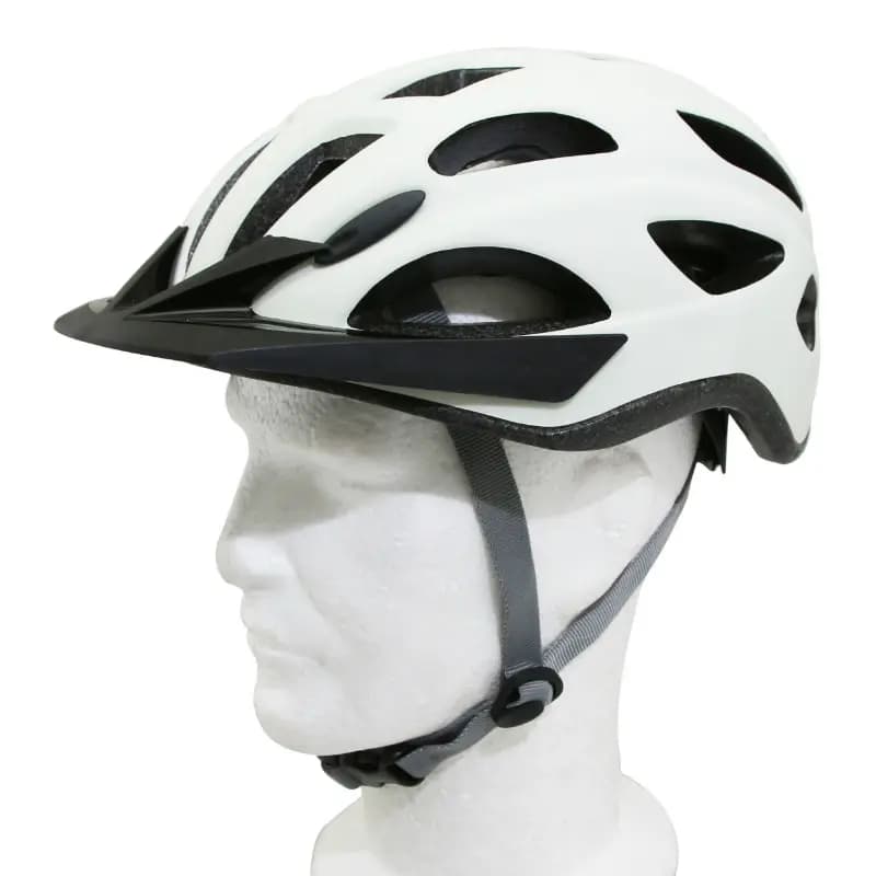 Casque vélo urbain Polisport City Go crème taille 58-61 avec lumière intégrée