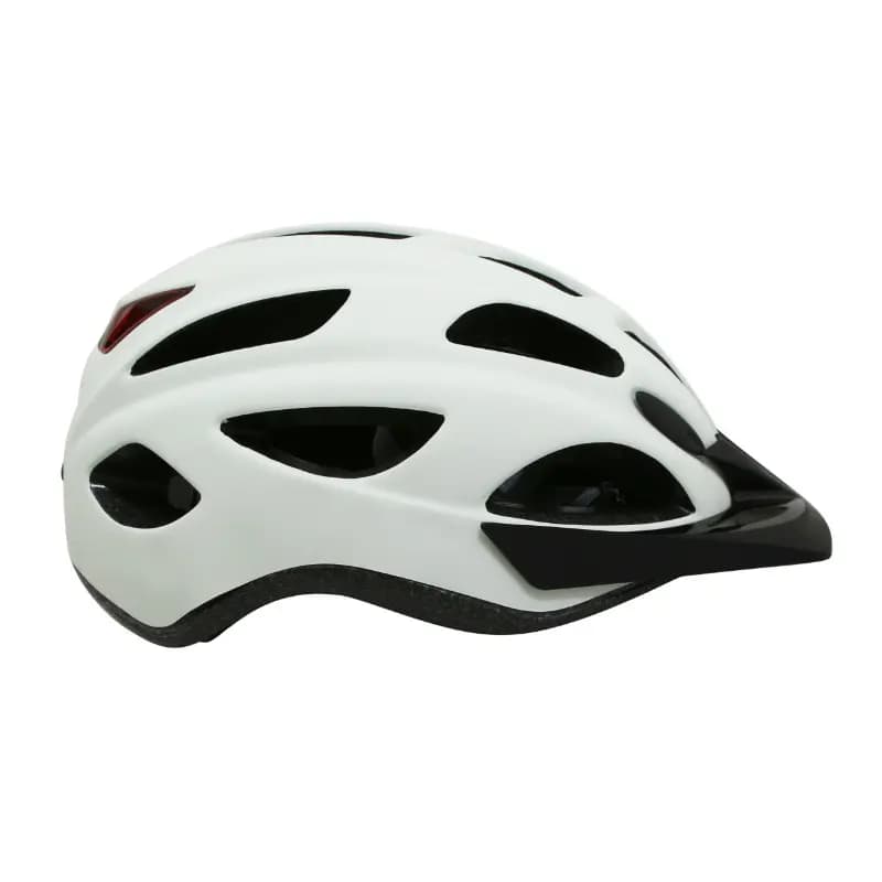Casque vélo urbain Polisport City Go crème taille 58-61 avec lumière intégrée 3