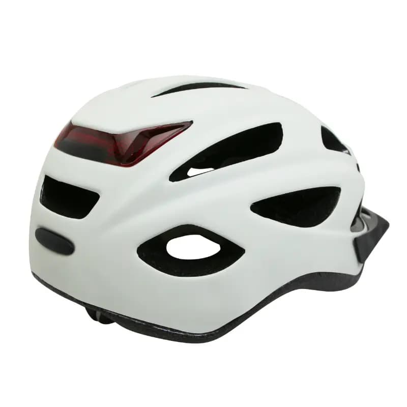 Casque vélo urbain Polisport City Go crème taille 58-61 avec lumière intégrée 4