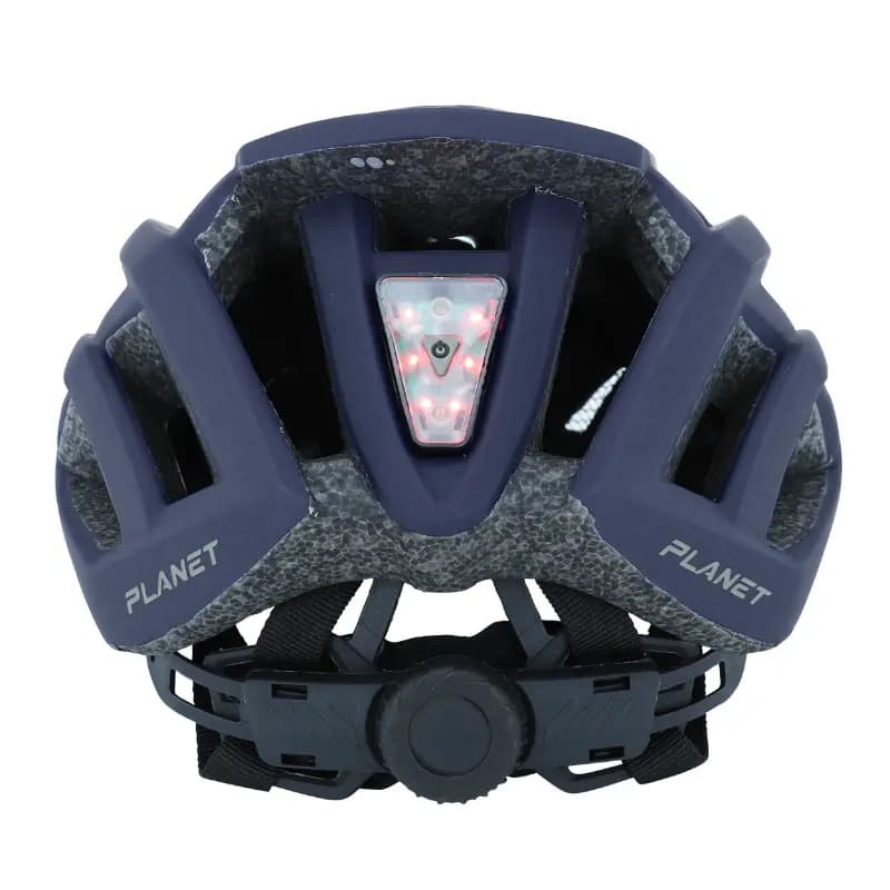 Casque vélo adulte GIST E-Bike Planet One Plus Urban bleu mat In-Mold 56-62 cm éclairage intégré 4