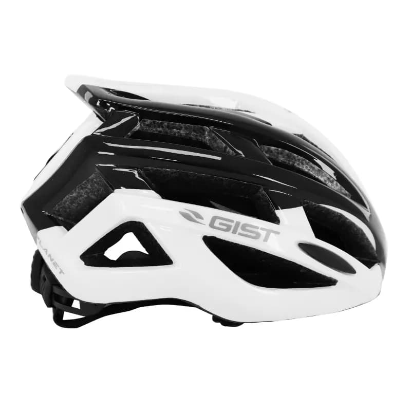 Casque vélo adulte Gist Route Planet blanc-noir In-mold taille 52-58 5