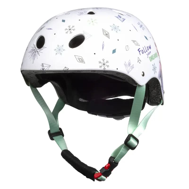 Casque vélo enfant Disney La Reine des Neiges V3 Frozen vert d'eau 52-56 4