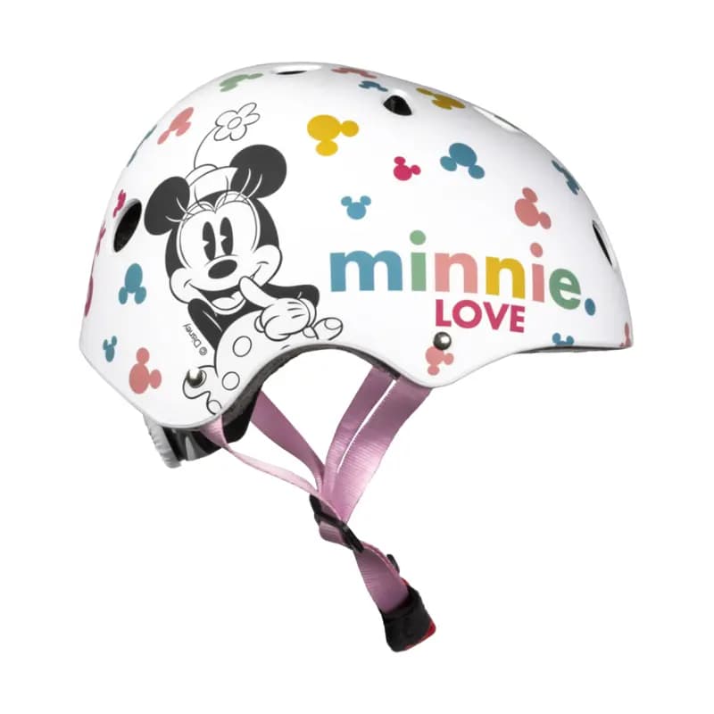 Casque vélo enfant Disney Minnie blanc taille 54-58 2