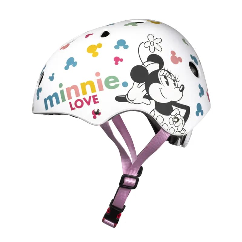 Casque vélo enfant Disney Minnie blanc taille 54-58 3