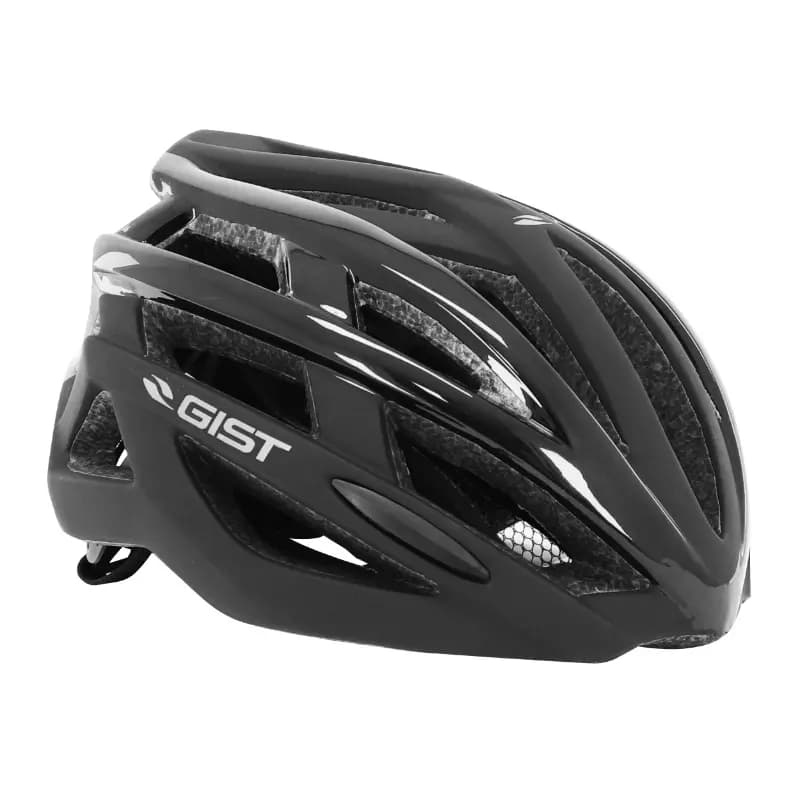 Casque vélo adulte GIST Route Planet noir In-Mold 52-58 cm