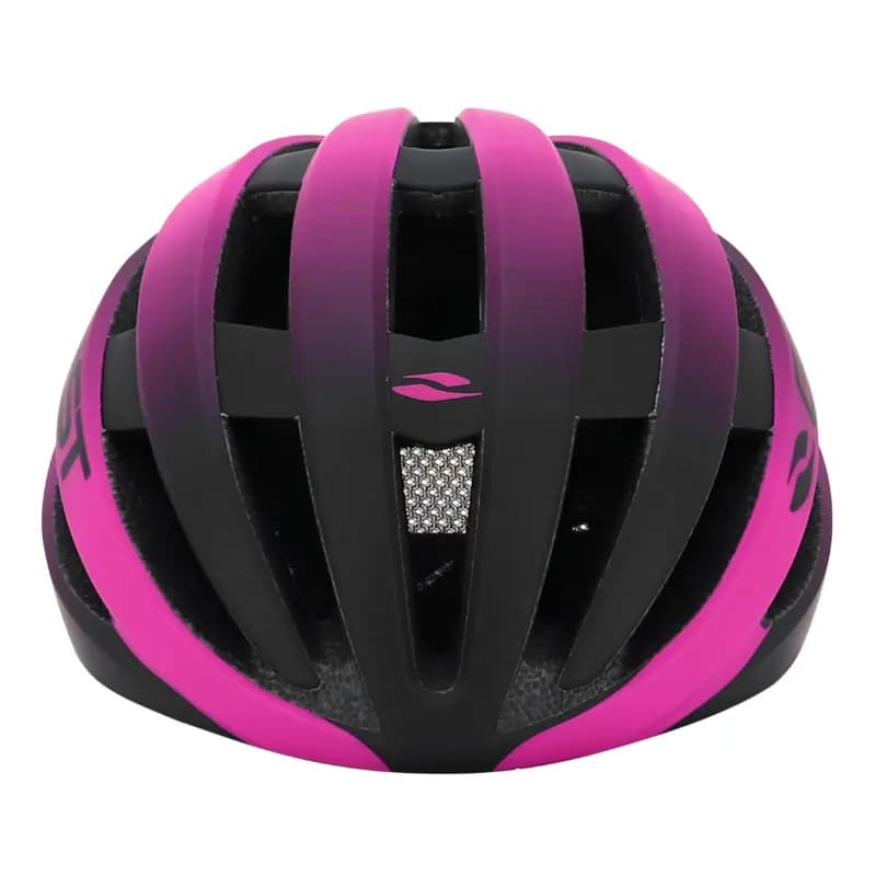 Casque vélo route Gist Revol fuschia-noir femme et junior taille 52-55 2