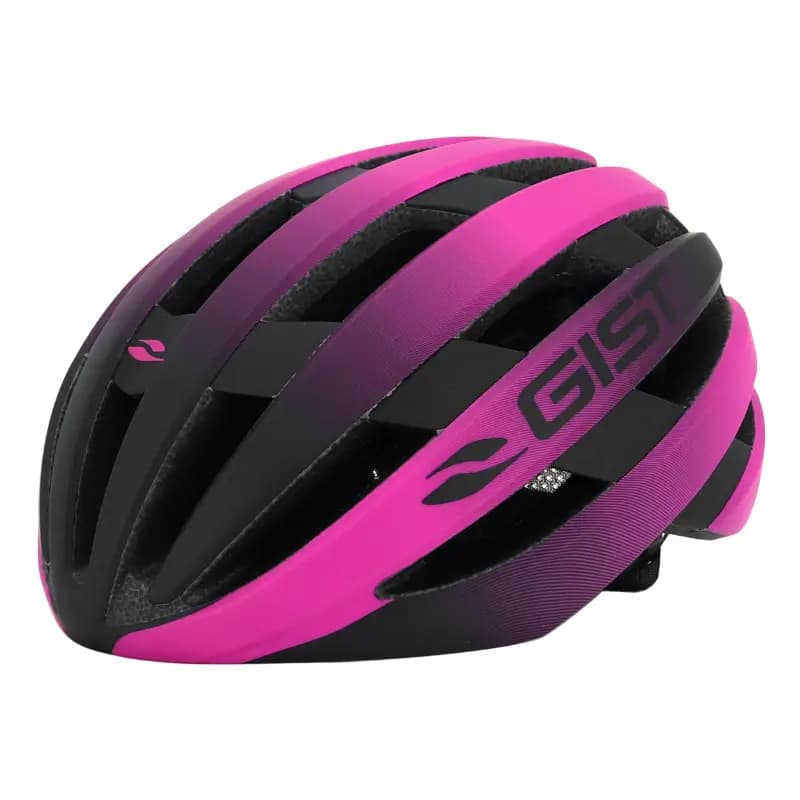 Casque vélo route Gist Revol fuschia-noir femme et junior taille 52-55 3