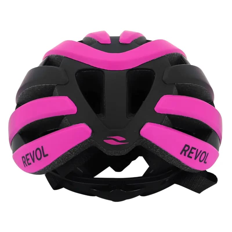 Casque vélo route Gist Revol fuschia-noir femme et junior taille 52-55 6