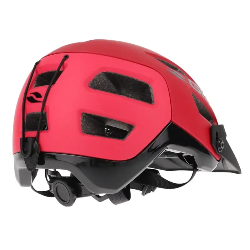 Casque vélo adulte Gist VTT Kop rouge in-mold 53-59 cm avec visière réglable et fit-system 3