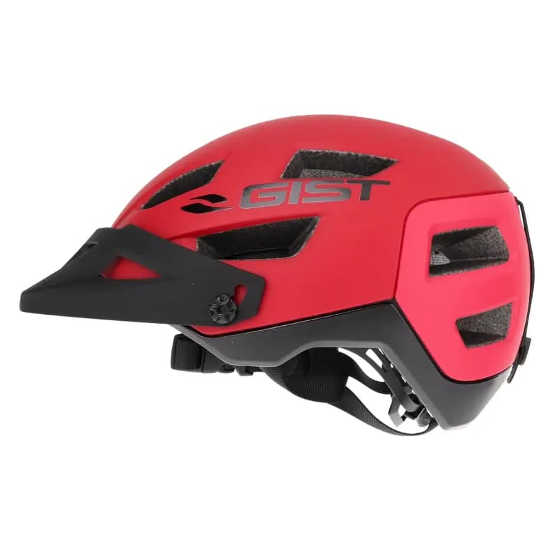 Casque vélo adulte Gist VTT Kop rouge in-mold 53-59 cm avec visière réglable et fit-system 6
