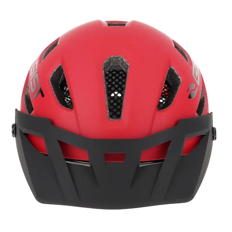 Casque vélo adulte Gist VTT Kop rouge in-mold 53-59 cm avec visière réglable et fit-system 8