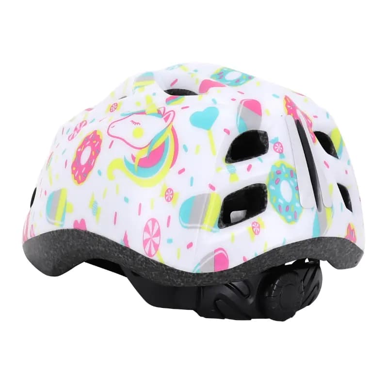 Casque vélo enfant Polisport Lollipops Blanc-Rose 48-52 cm avec molette 5