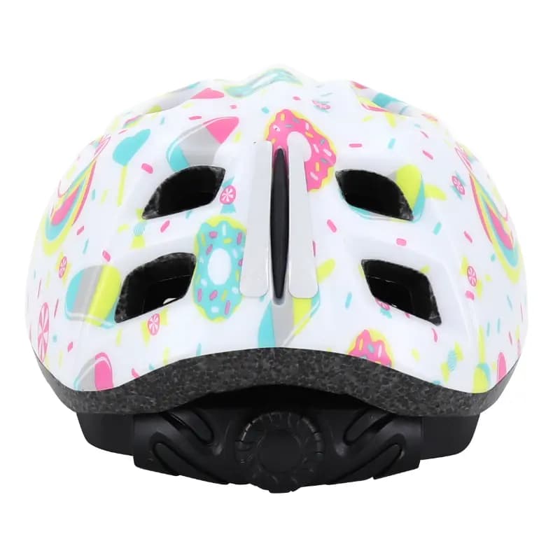 Casque vélo enfant Polisport Lollipops Blanc-Rose 48-52 cm avec molette 6