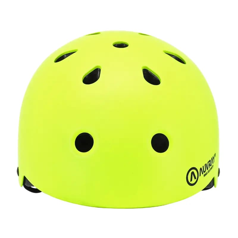 Casque vélo adulte Auvray Urban jaune fluo avec éclairage intégré taille 58-61 2