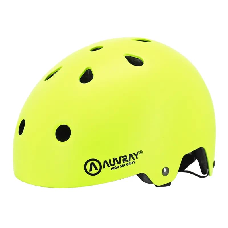 Casque vélo adulte Auvray Urban jaune fluo avec éclairage intégré taille 58-61 3