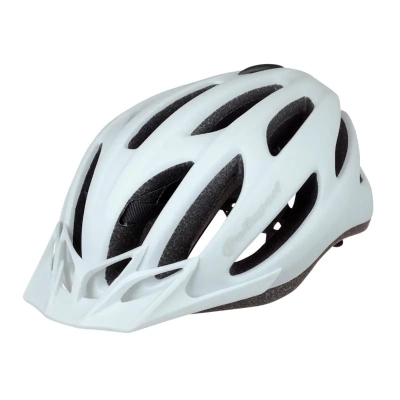 Casque vélo urbain Polisport Sport Flow In-Mold blanc mat avec visière 54-58 cm