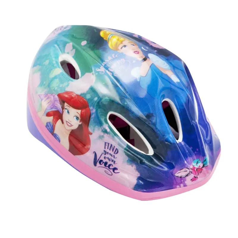 Casque vélo enfant Disney Princesse rose taille 52-56 3