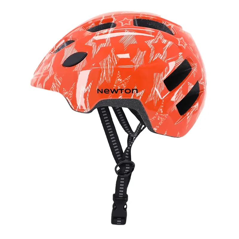 Casque vélo enfant Newton Stars orange in mold taille 48-52 4