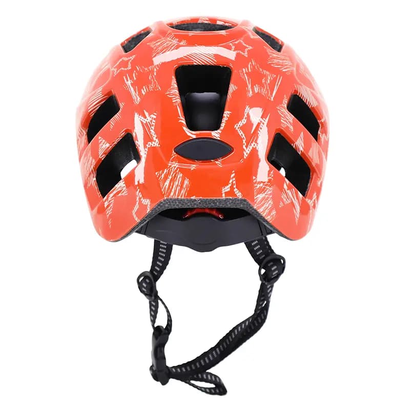 Casque vélo enfant Newton Stars orange in mold taille 48-52 6