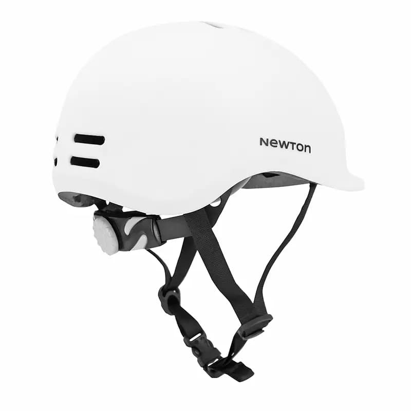 Casque vélo enfant Newton Urban blanc mat avec lock taille 53-56 6