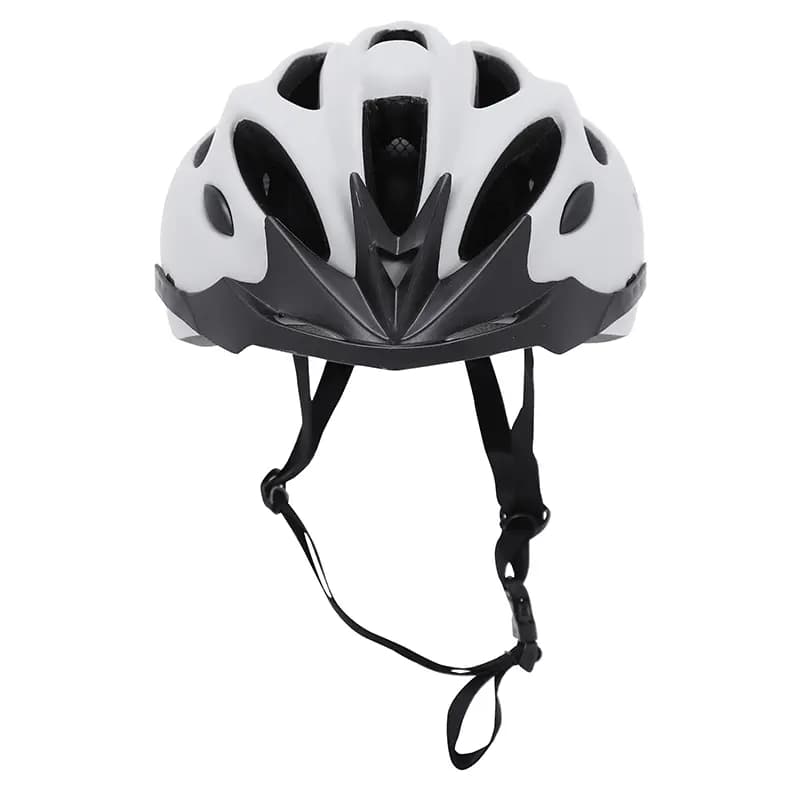 Casque vélo adulte Newton route-VTT sport gris clair mat in-mold visière taille 58-61 2